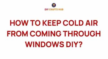 Mastering DIY: How to Keep Cold Air at Bay This Winter