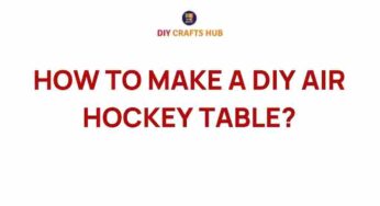 Unleash Your Inner Engineer: Crafting a DIY Air Hockey Table