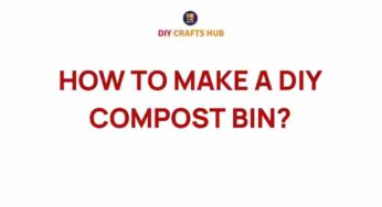 Transform Your Garden: How to Make a DIY Compost Bin