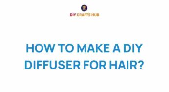 Unlock the Secrets: Crafting Your Own DIY Hair Diffuser