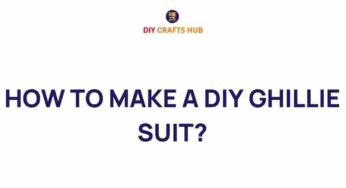 Master the Art of Camouflage: Crafting Your Own DIY Ghillie Suit