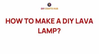 Unleash Your Creativity: How to Make a DIY Lava Lamp at Home
