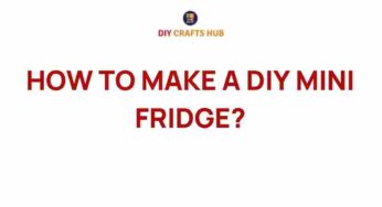 Unlock the Secrets: How to Make a DIY Mini Fridge at Home