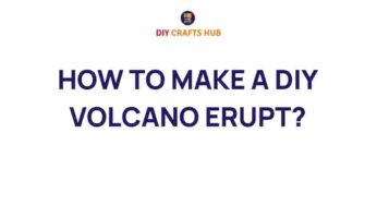 Unleashing Nature’s Fury: How to Make a DIY Volcano Erupt