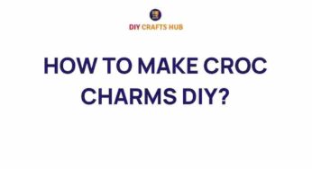 Unlock the Charm: A DIY Guide to Crafting Croc Charms
