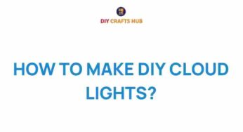 Illuminate Your Space: DIY Cloud Lights That Wow