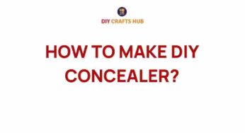 Unveiling the Art: How to Make DIY Concealer at Home