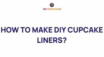 Transform Ordinary Cupcakes: The Art of DIY Liners