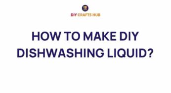 Unlock the Secrets of Homemade Dishwashing Liquid