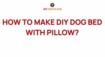 Transform Your Space: How to Make a Cozy DIY Dog Bed with Pillow