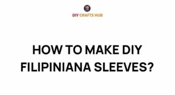 Unveiling the Art of DIY Filipiniana Sleeves: A Step-by-Step Guide