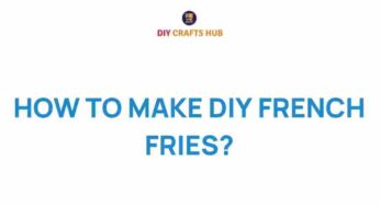 Discover the Secret to Perfect DIY French Fries at Home