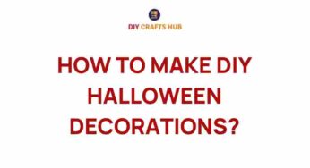 Unleash Your Creativity: DIY Halloween Decorations That Wow