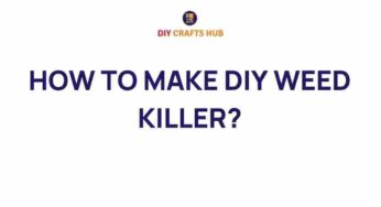 Discover Effective DIY Weed Killer Recipes for Your Garden