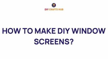 Transform Your Home: How to Make DIY Window Screens Like a Pro