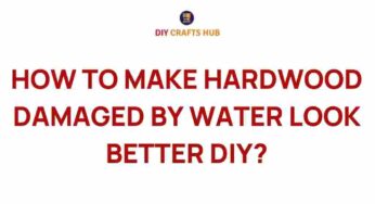 Reviving Water-Damaged Hardwood: A DIY Guide to Restoration