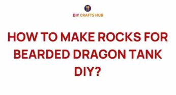 Transform Your Bearded Dragon’s Habitat: DIY Rock Creations