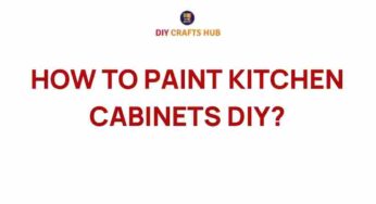 Transform Your Space: How to Paint Kitchen Cabinets DIY