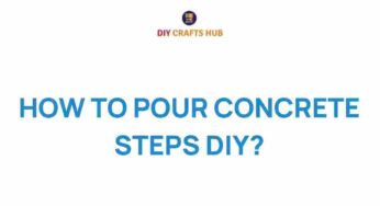 Mastering the Art of Concrete: A Step-by-Step DIY Guide