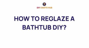 Transform Your Bathroom: A Step-by-Step Guide to Reglazing Your Bathtub