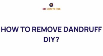 Unveiling the Secrets: How to Remove Dandruff Naturally at Home