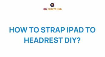 Transform Your Travel: DIY iPad Headrest Strap for Entertainment