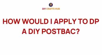 Unlocking the Secrets: How to Apply for a DIY Postbac Program