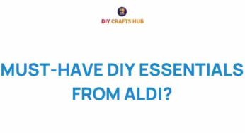 Discover Must-Have DIY Essentials from Aldi: Unveiling Hidden Gems