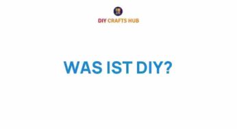 Unveiling DIY: Transforming Ordinary into Extraordinary