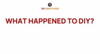 The Rise and Fall of DIY: What Happened to a Crafting Revolution?