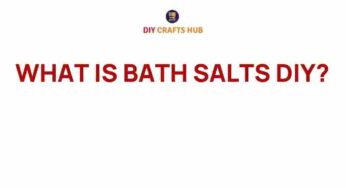 Unveiling the Secrets of DIY Bath Salts: A Relaxation Revolution