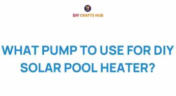 Unveiling the Best Pump for Your DIY Solar Pool Heater