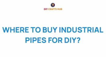 Uncovering the Best Sources for DIY Industrial Pipes