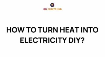 Harnessing Heat: Transforming Everyday Energy into Electricity