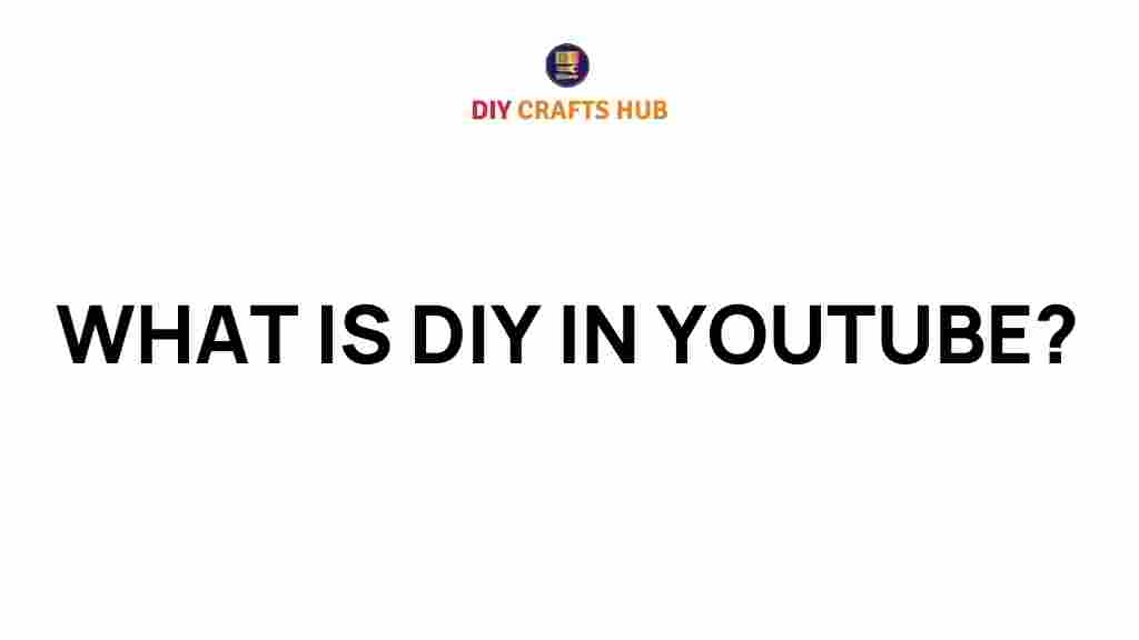 DIY-in-youtube
