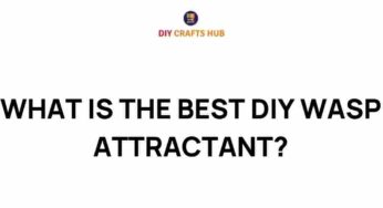 Unveiling the Secrets: The Best DIY Wasp Attractant Revealed